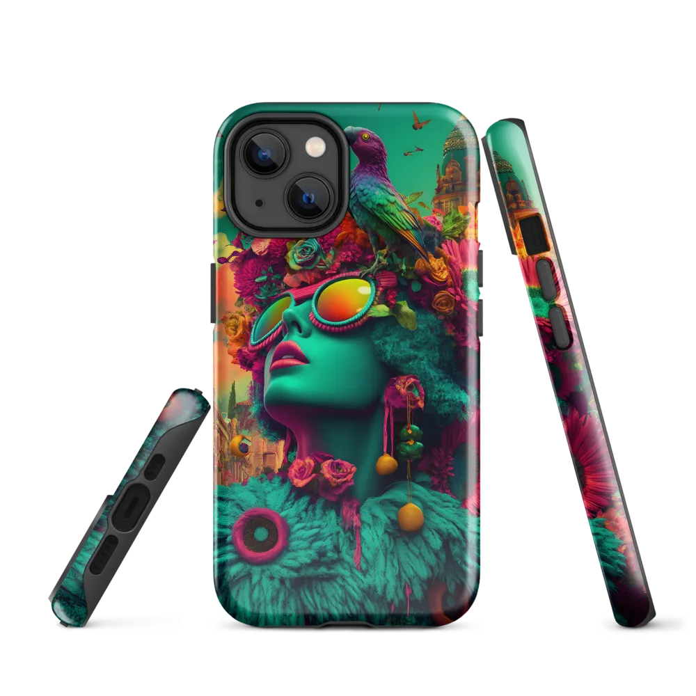 Whimsical Flora | Phone Case |  14 | Tough Case | Glossy