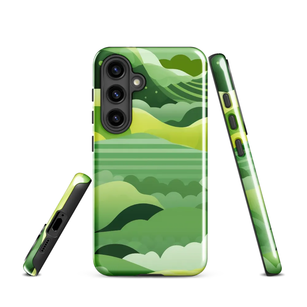 Tranquility in Green Waves