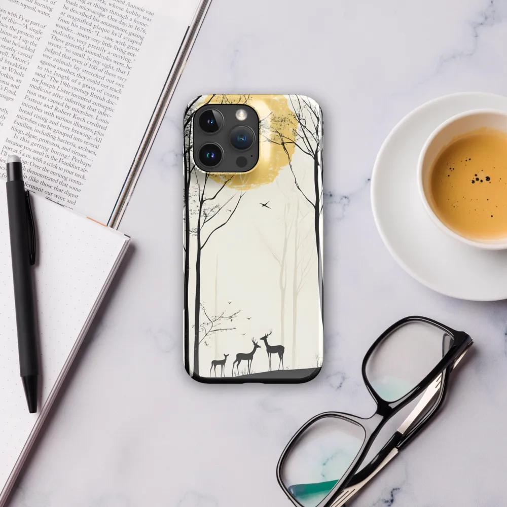 Silhouetted Serenity | Phone Case |  16 Pro Max | Snap Case | Glossy