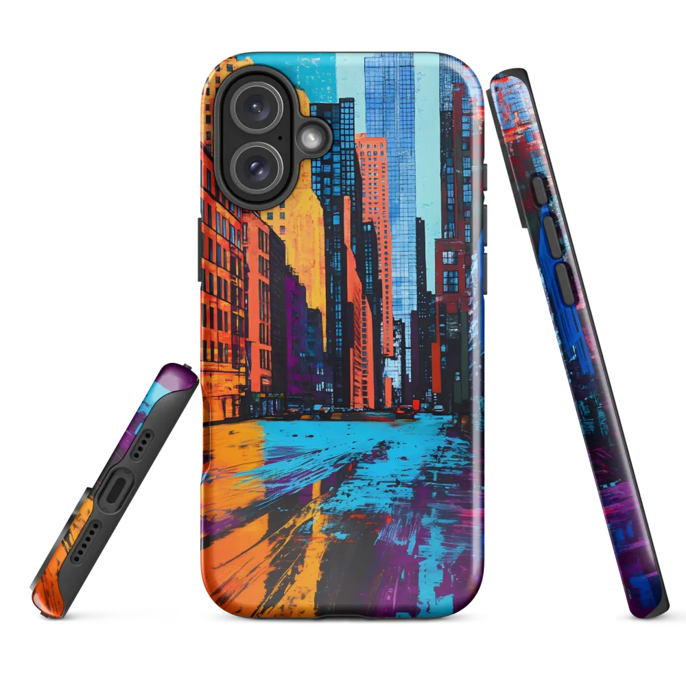 Vibrant Urban Horizons | Phone Case |  16 Plus | Tough Case | Glossy