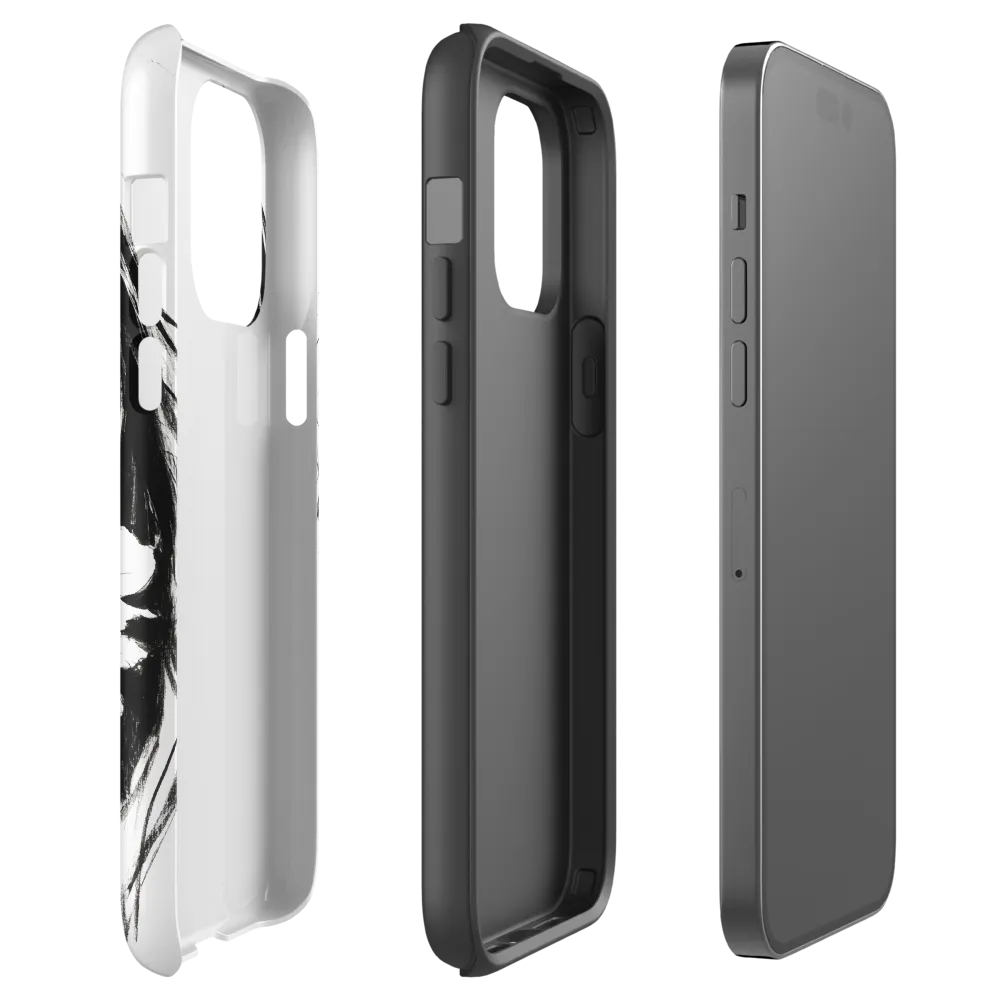Serenity in Ink | Phone Case |  14 Pro Max | Tough Case | Glossy