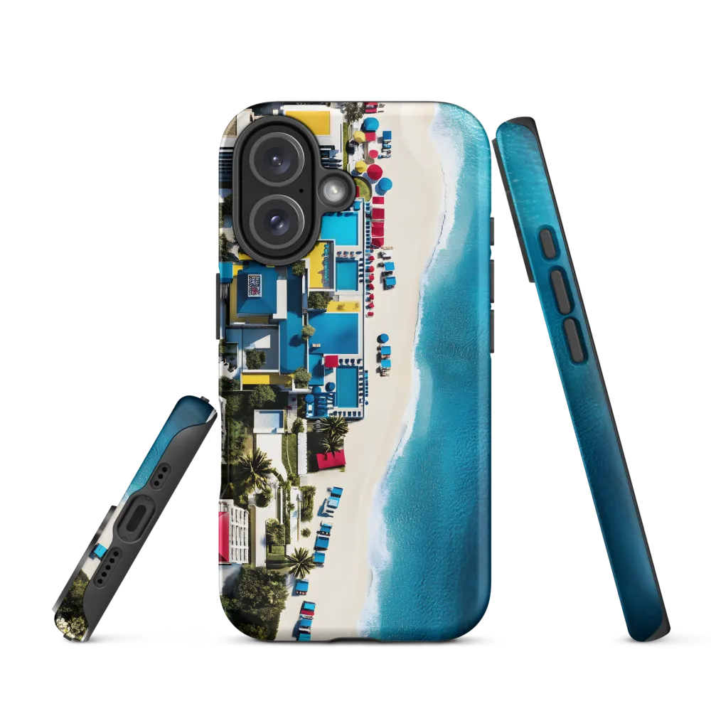 Coastal Harmony: An Aerial Oasis | Phone Case