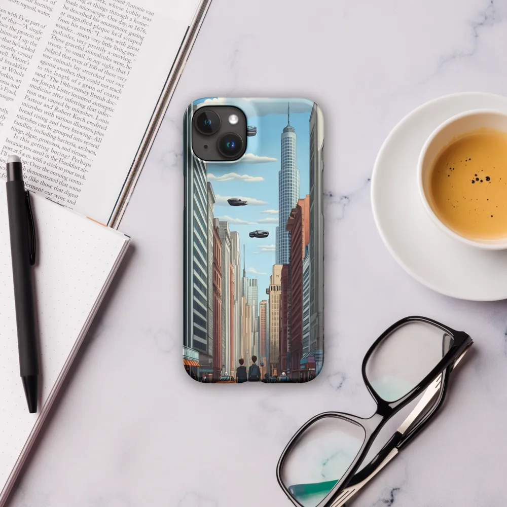 Futuristic Stroll through the Urban Skyline