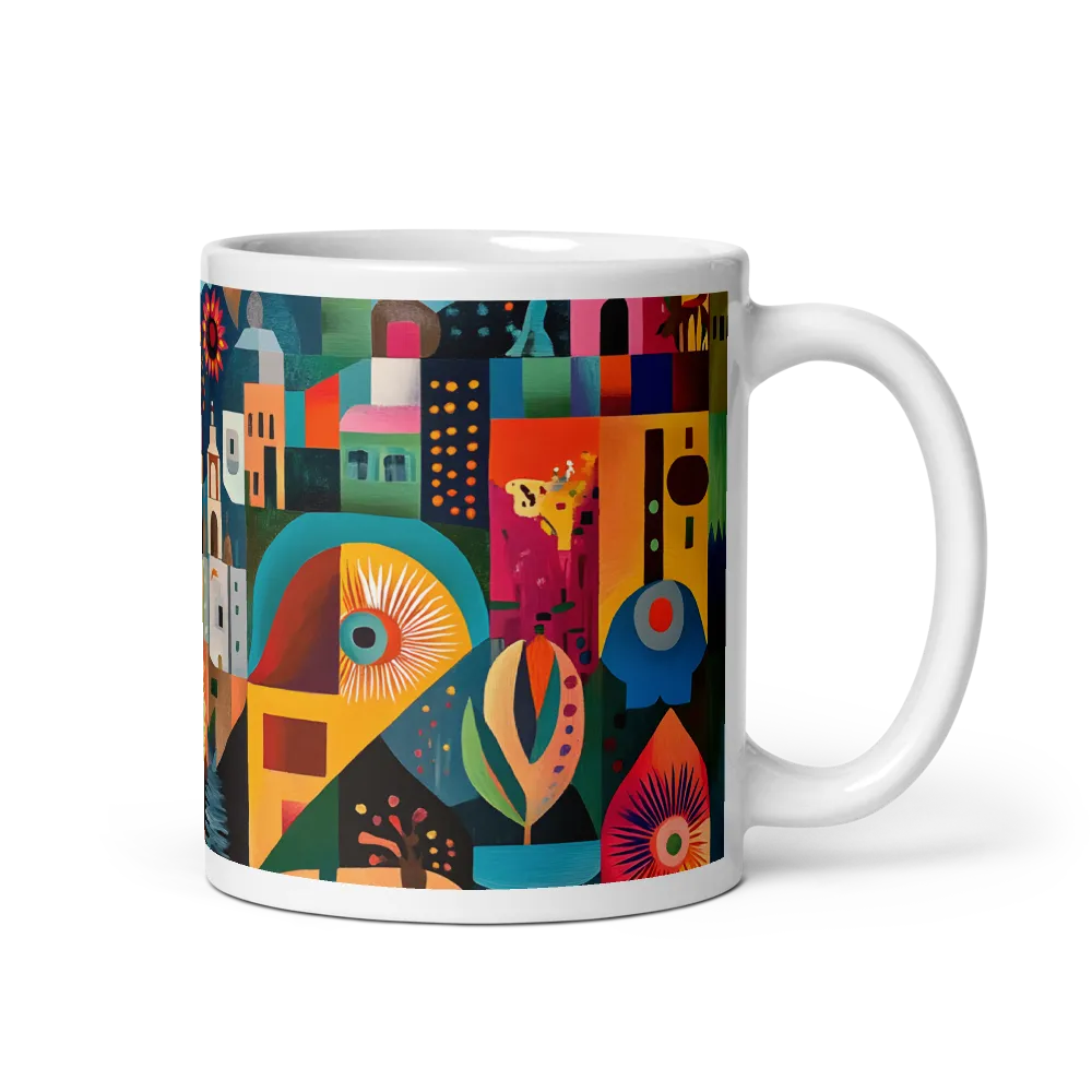 Whimsical Vibrance | Mug with White inside | 11 oz