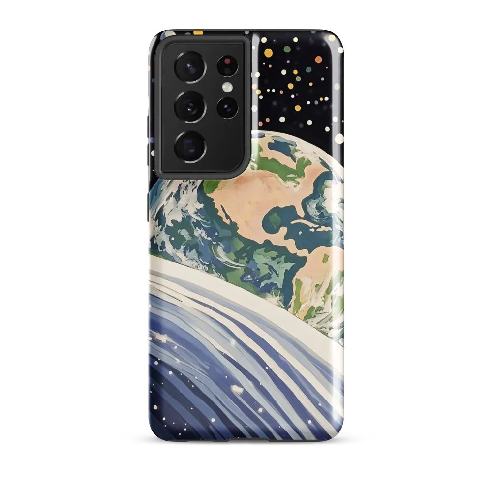 Celestial View: A Surreal Journey Through Space