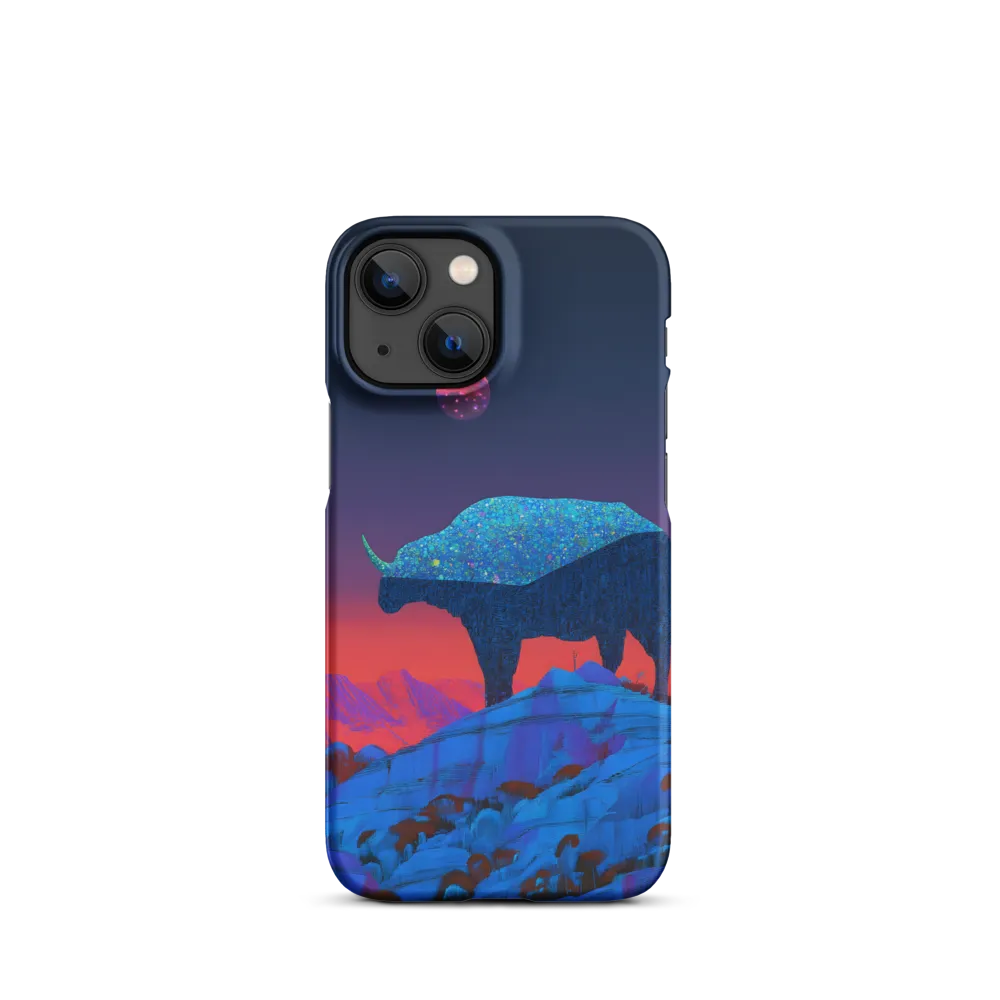 Luminous Bison Under a Celestial Sky