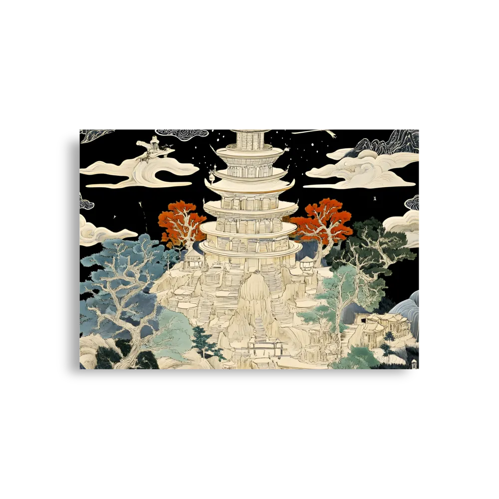 Whispers of the Pagoda | Poster | A1 (23.3″×33.1″)