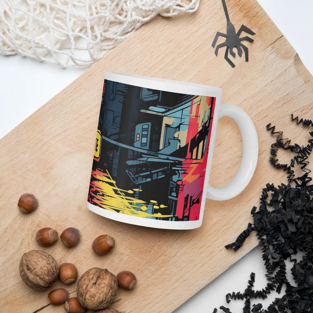 Citybeat: A Neon Dreamscape | Mugs | Multiple Sizes & Colors