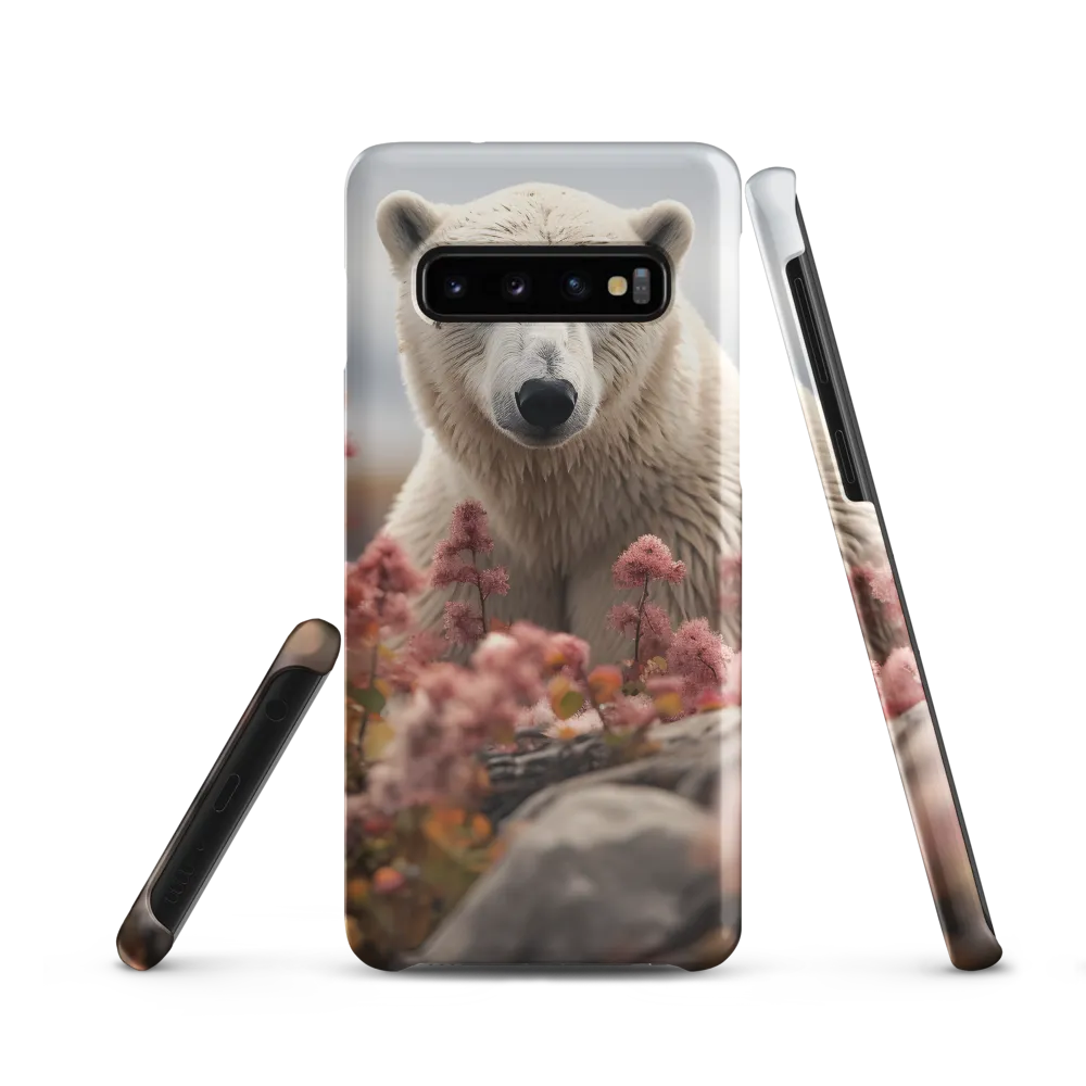 Curiosity Among Blooms: The Polar Bear