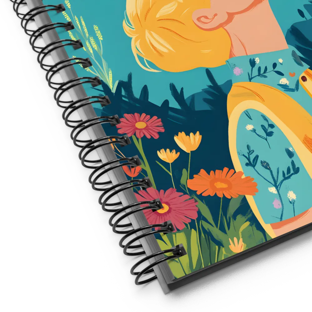 Reverie in Bloom | Spiral Notebook