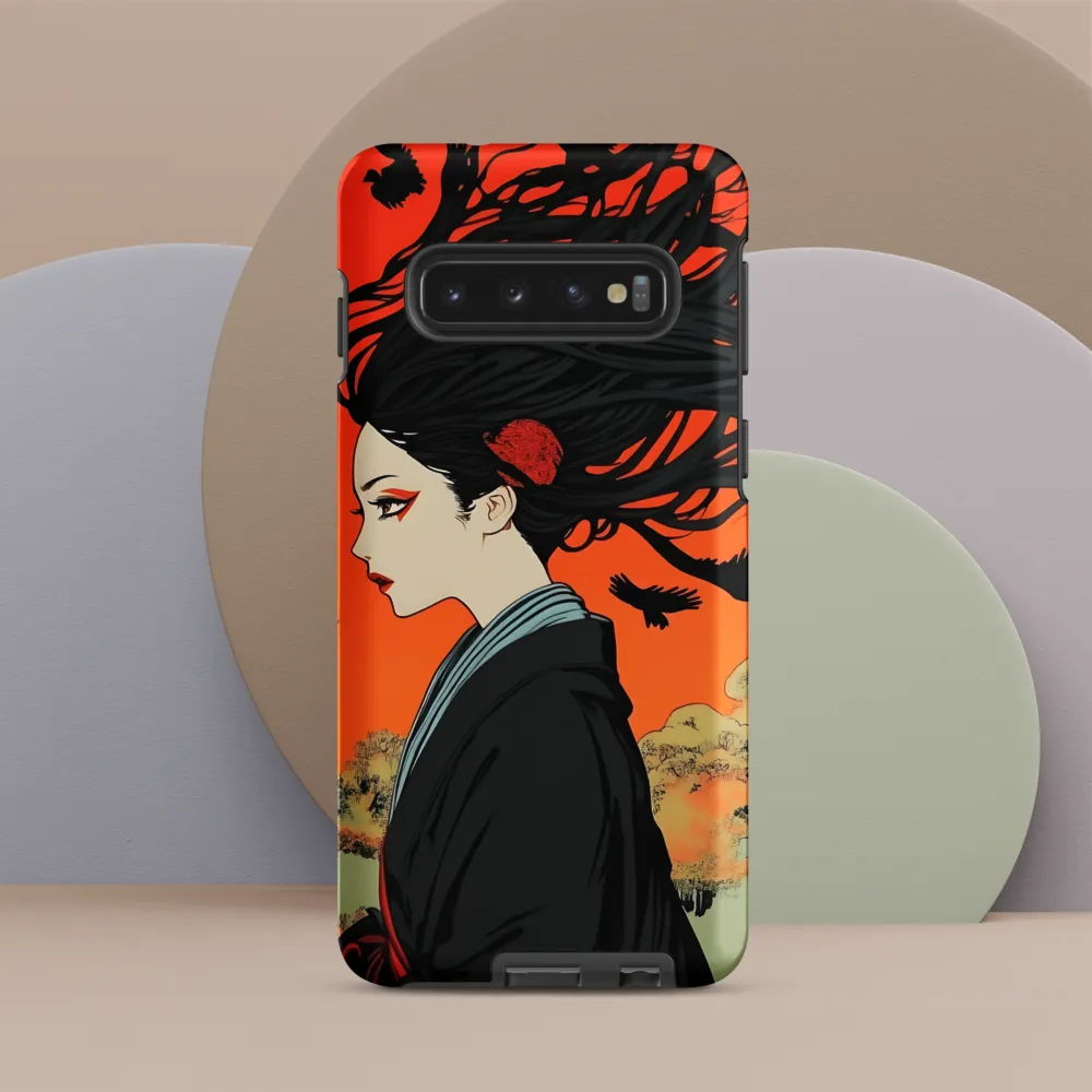 Whispers of Shadows | Phone Case |  S10 | Tough Case | Matte