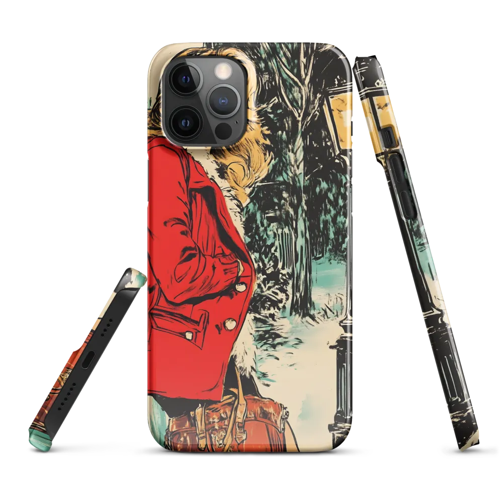 Winter Glamour in Red | Phone Case |  12 Pro Max | Snap Case | Glossy