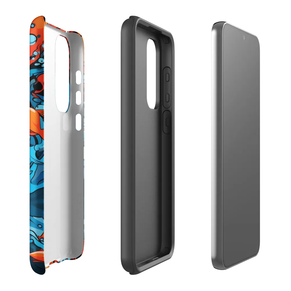 Fluid Harmony: Ocean and Flames