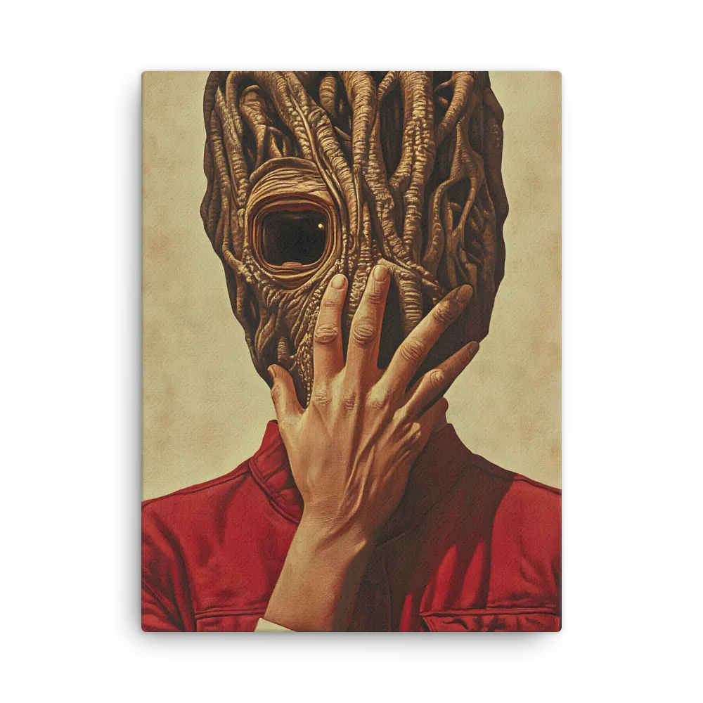 The Mask of Roots | Thin Canvas | 24″×32″