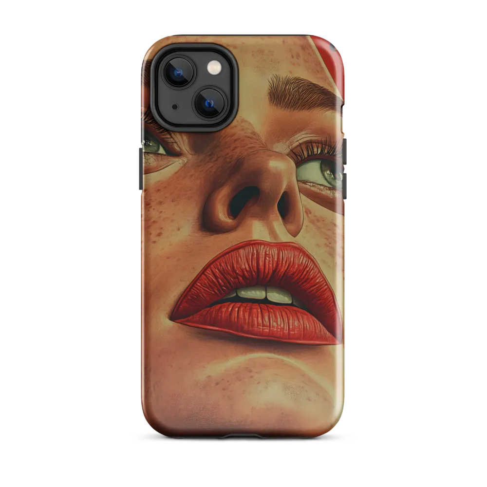 Red Intensity: A Portrait of Elegance
