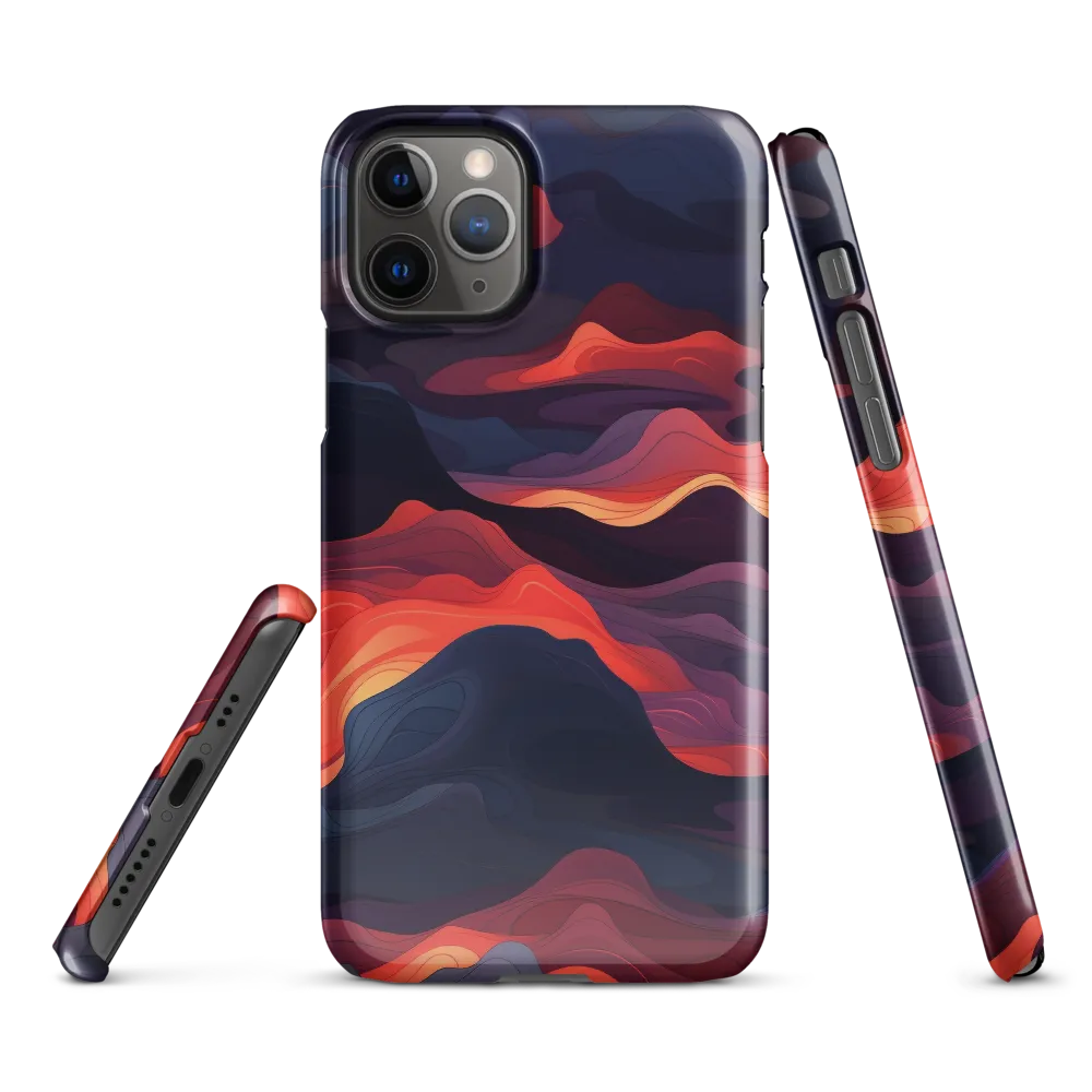 Ethereal Waves of Color | Phone Case |  11 Pro | Snap Case | Glossy