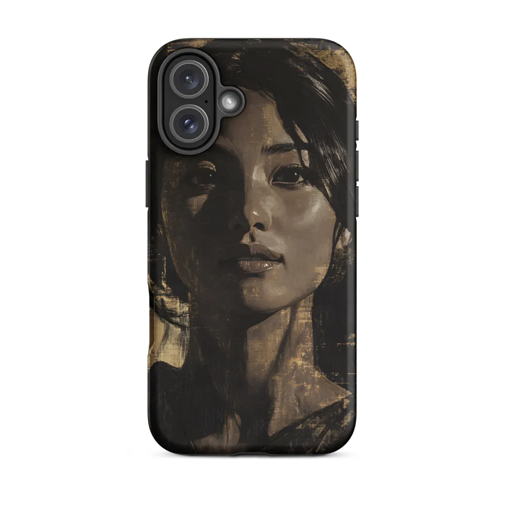 Golden Gaze: A Contemporary Portrait