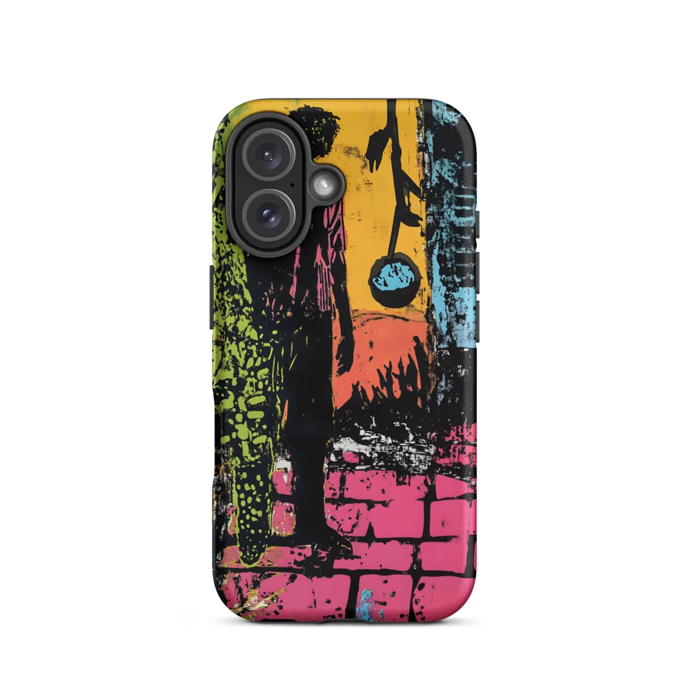 Urban Solitude: A Graffiti Journey | Phone Case