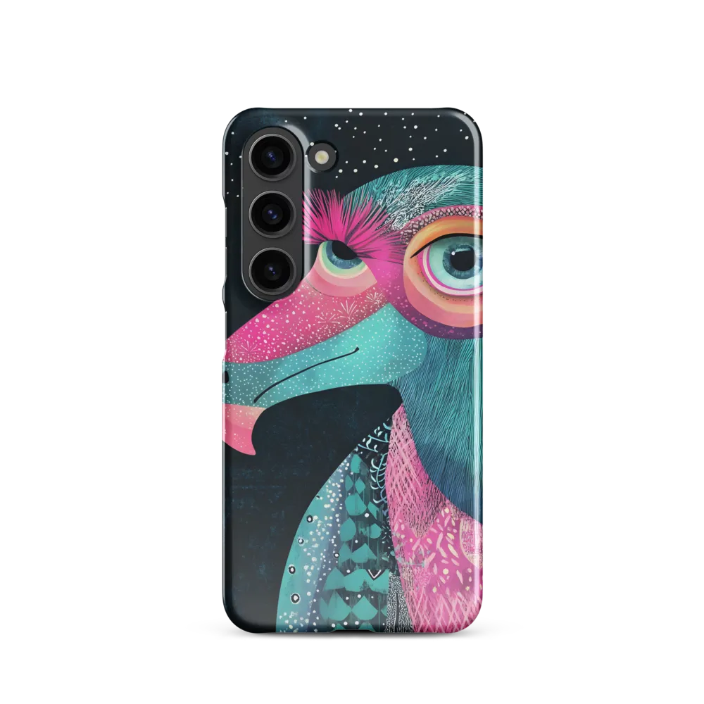Whimsical Vulture: A Dance of Colors