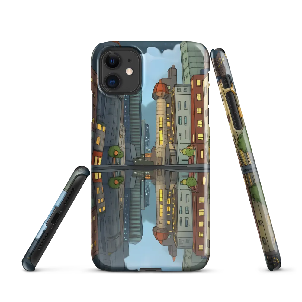 Reflections of a Serene City | Phone Case |  11 | Snap Case | Glossy