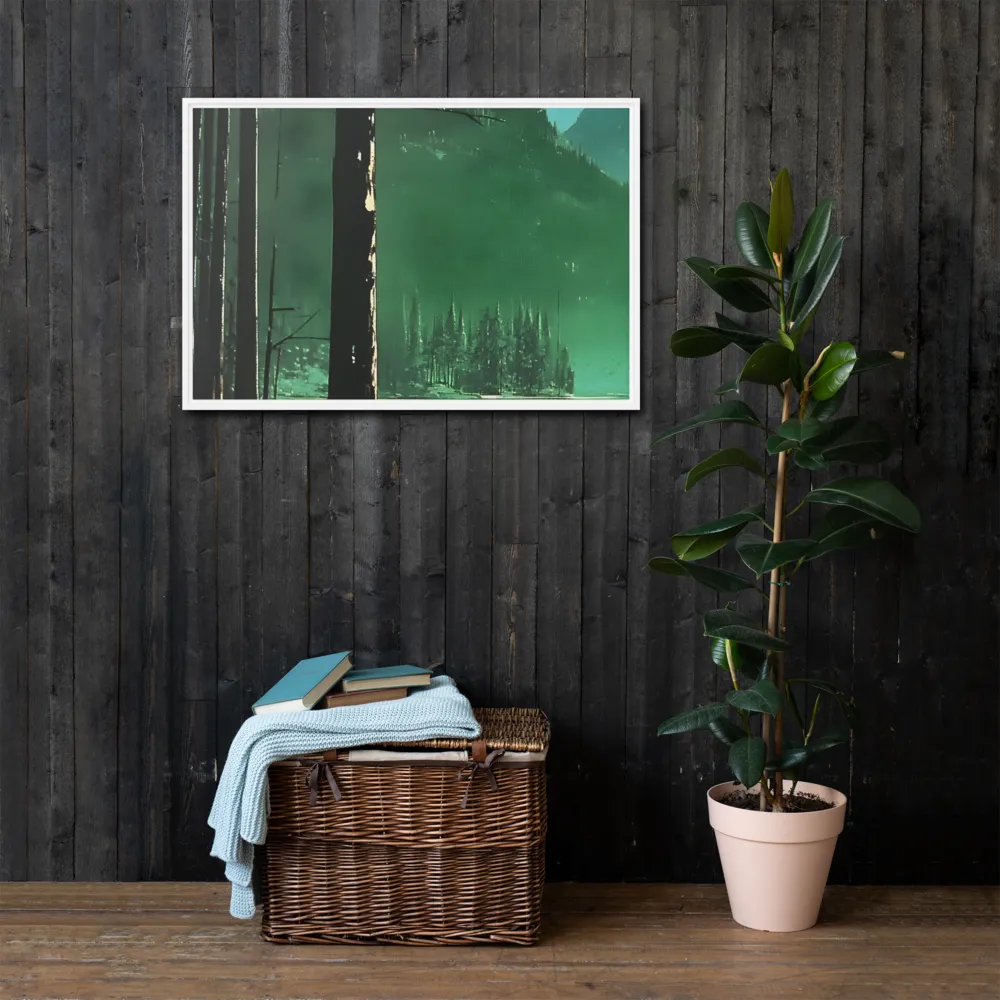 Reflections of Tranquility | Canvas with White Frame | 24″×36″