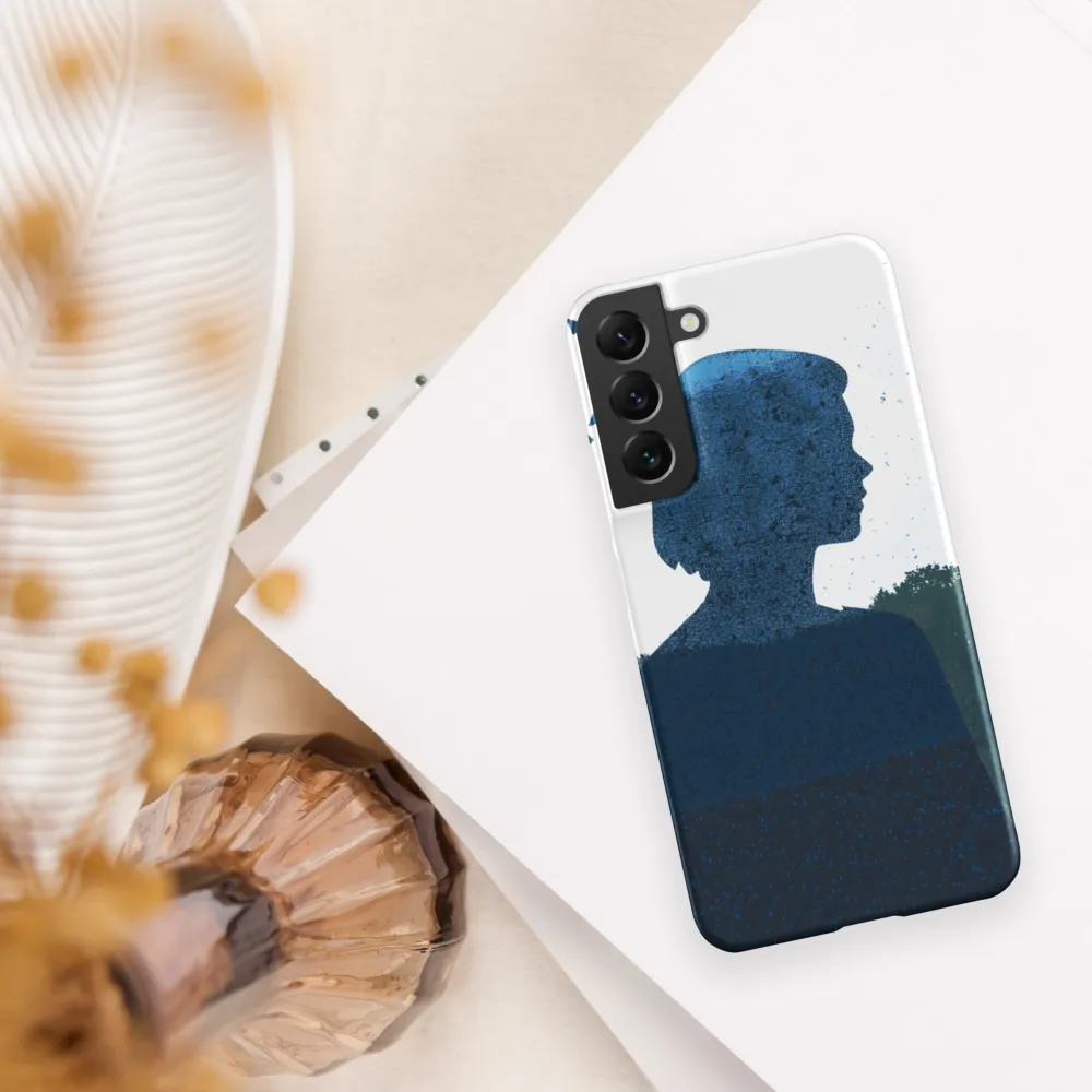 Blue Contemplation | Phone Case |  S22 Plus | Snap Case | Matte