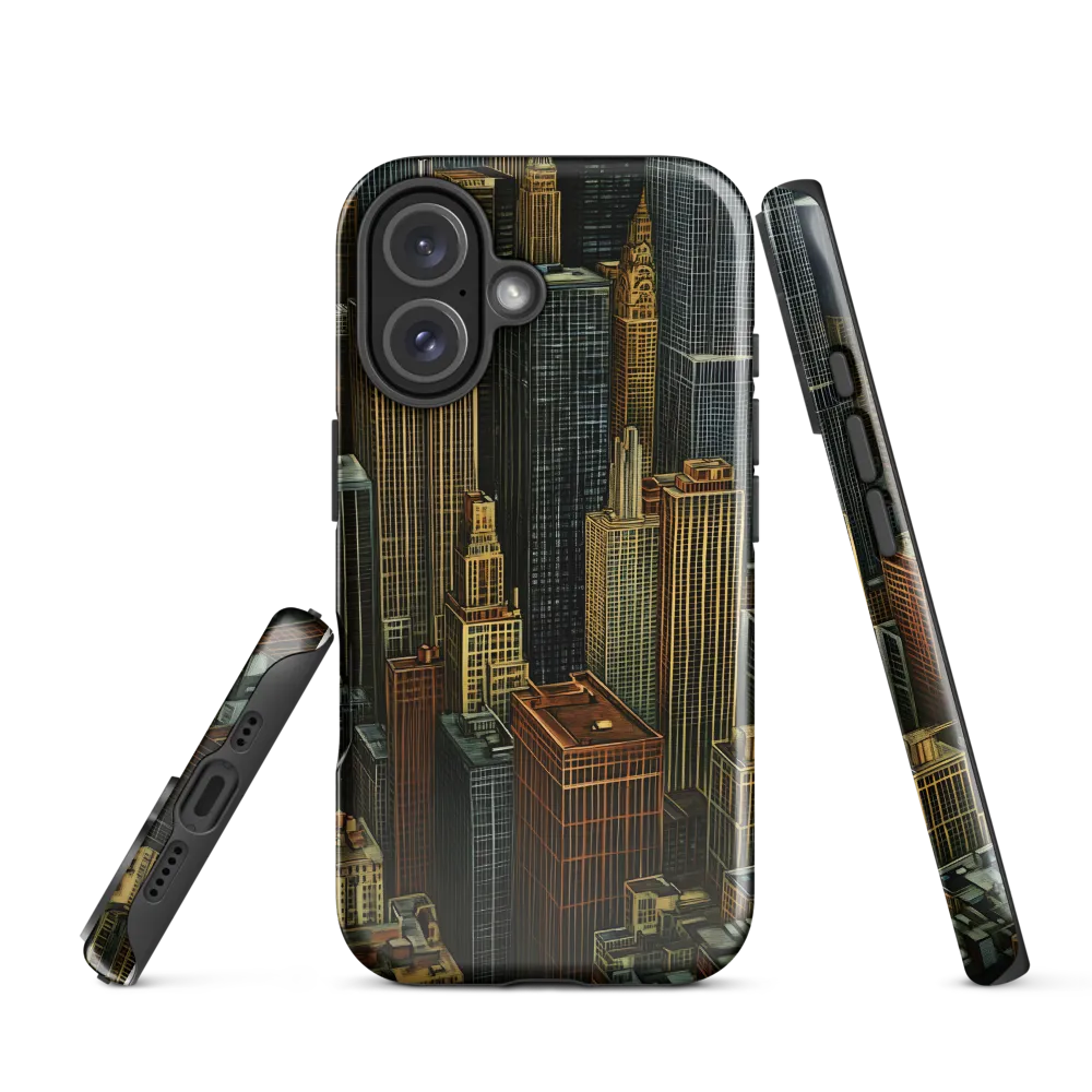 Urban Elegance: A Golden Cityscape
