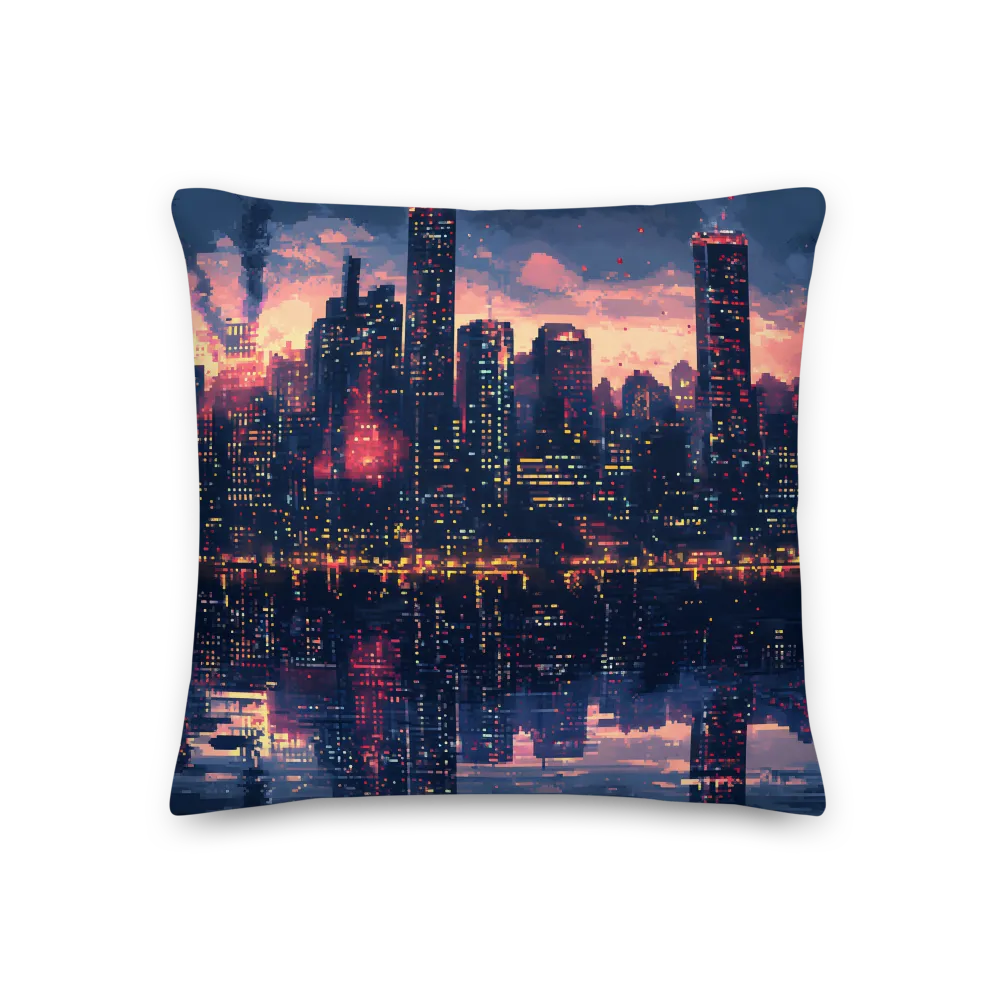 City Lights of Nostalgia | Pillow | 18″×18″