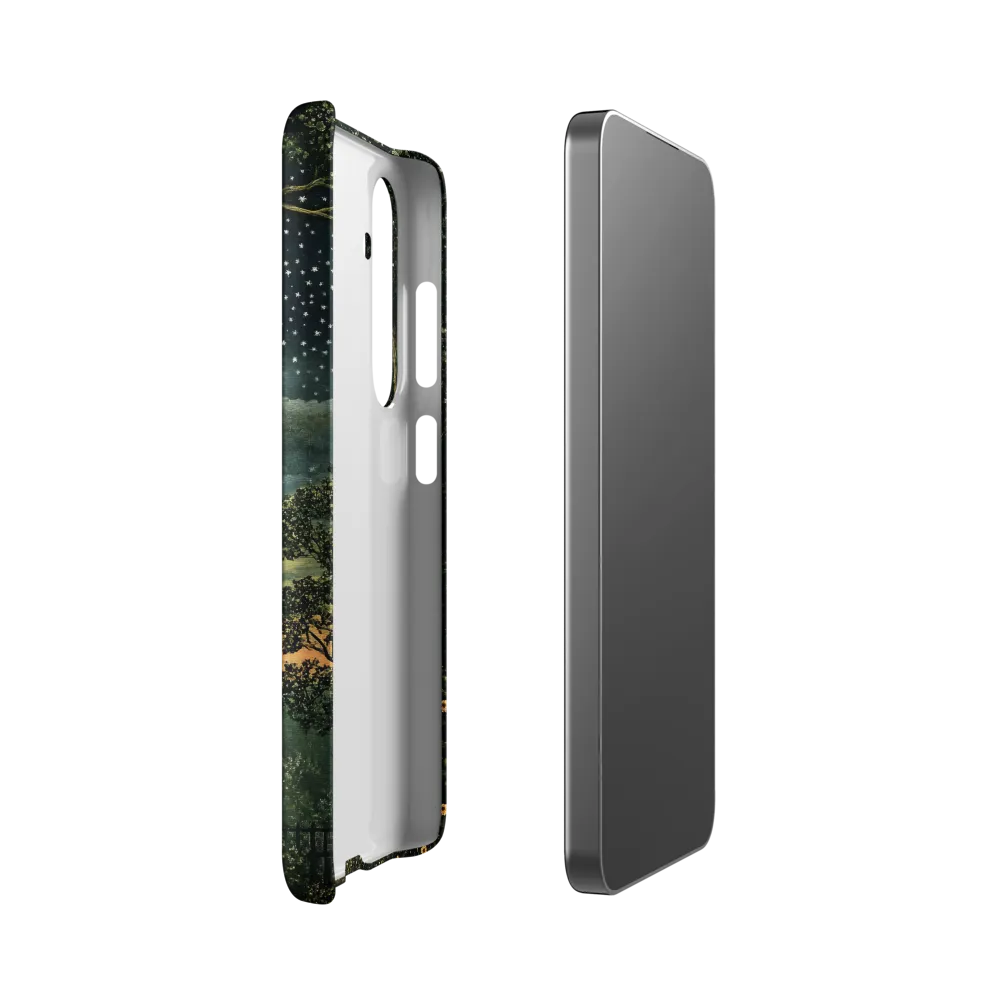 Mystical Nightscape Under the Full Moon | Phone Case |  S24 | Snap Case | Matte