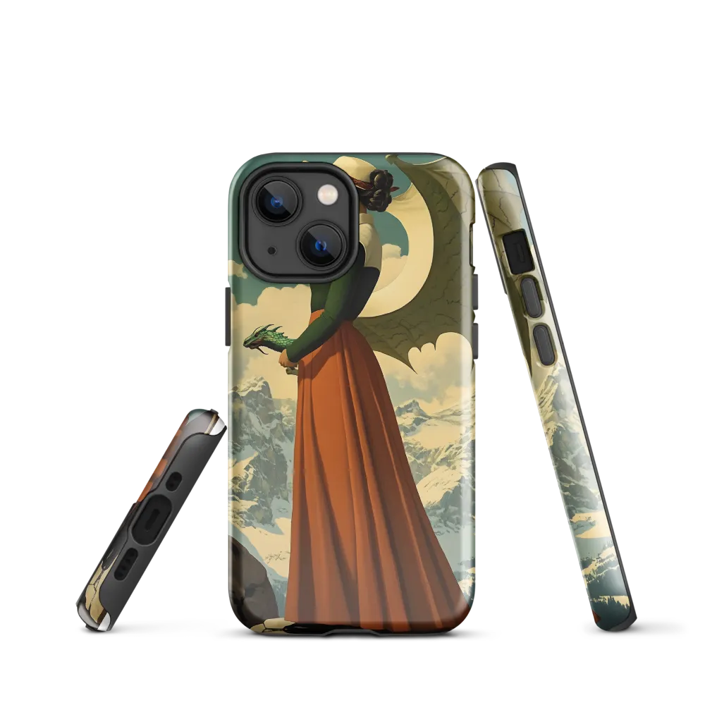 Mystic Harmony: The Dragon Keeper | Phone Case |  13 mini | Tough Case | Glossy