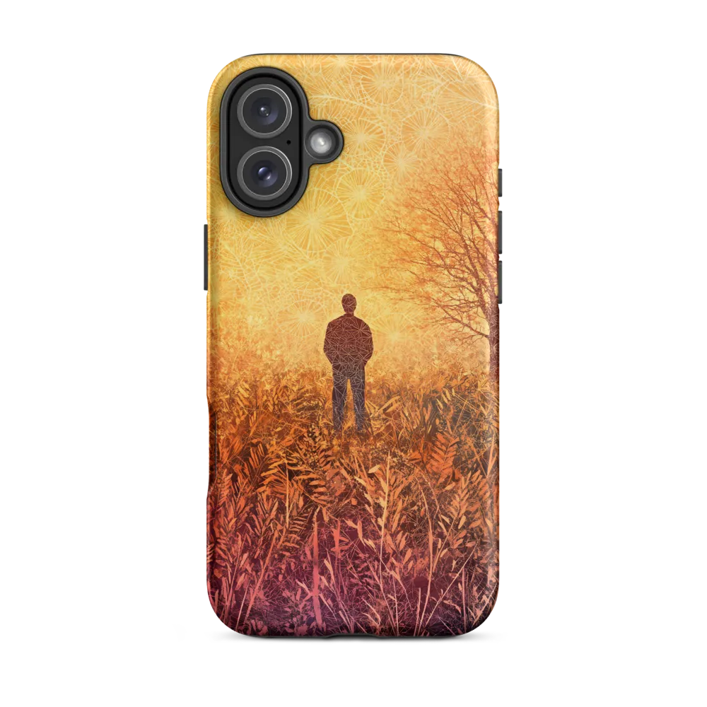 Contemplation in a Surreal Landscape