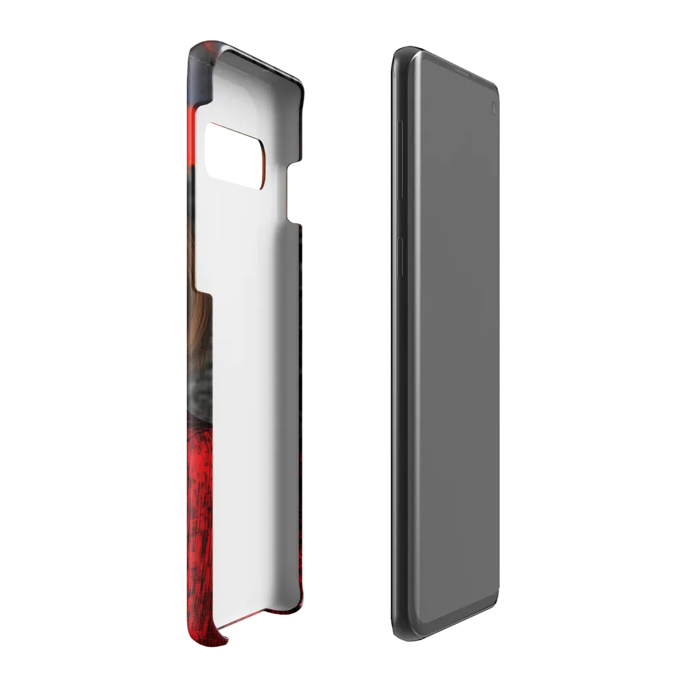 Mystique of the Scarlet Embrace | Phone Case |  S10 Plus | Snap Case | Glossy