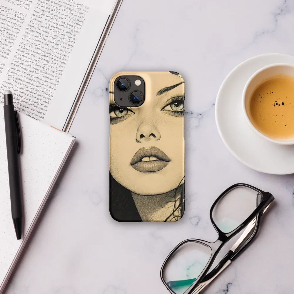 Enigmatic Gaze | Phone Case |  14 | Snap Case | Matte