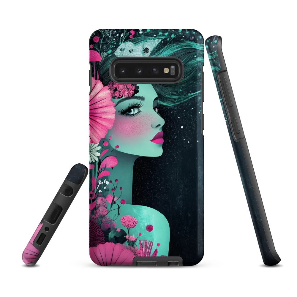 Floral Harmony: Portrait of Serenity