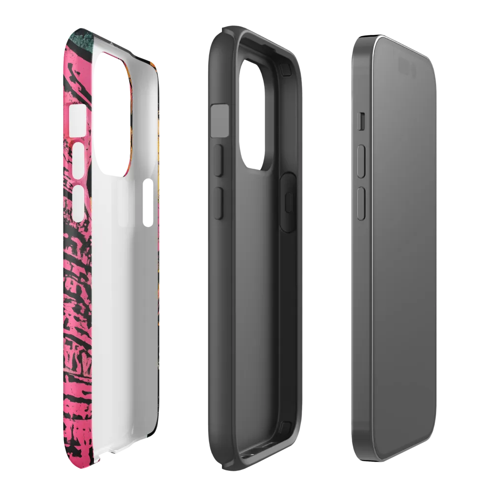 Bold Encounter: The Vibrant Elephant | Phone Case |  14 Pro | Tough Case | Matte
