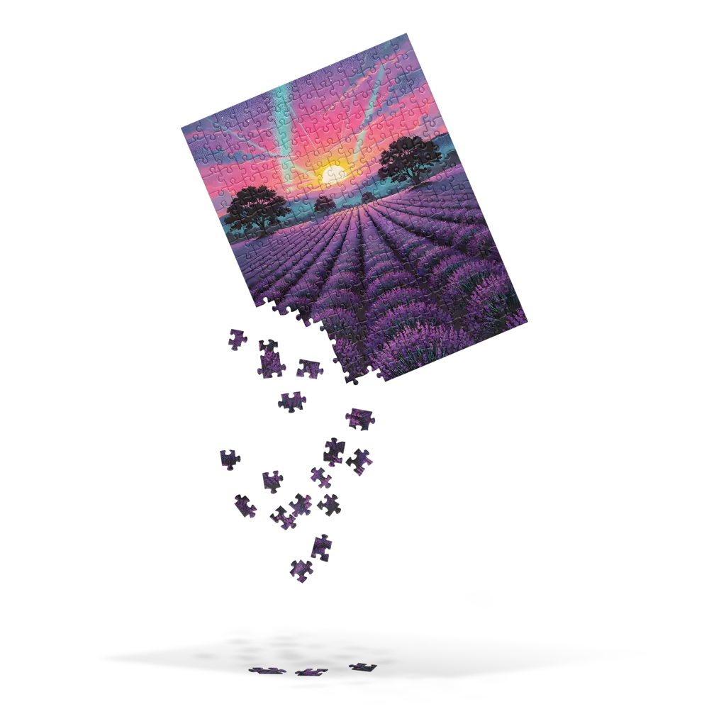 Lavender Sunset 
 Jigsaw Puzzle