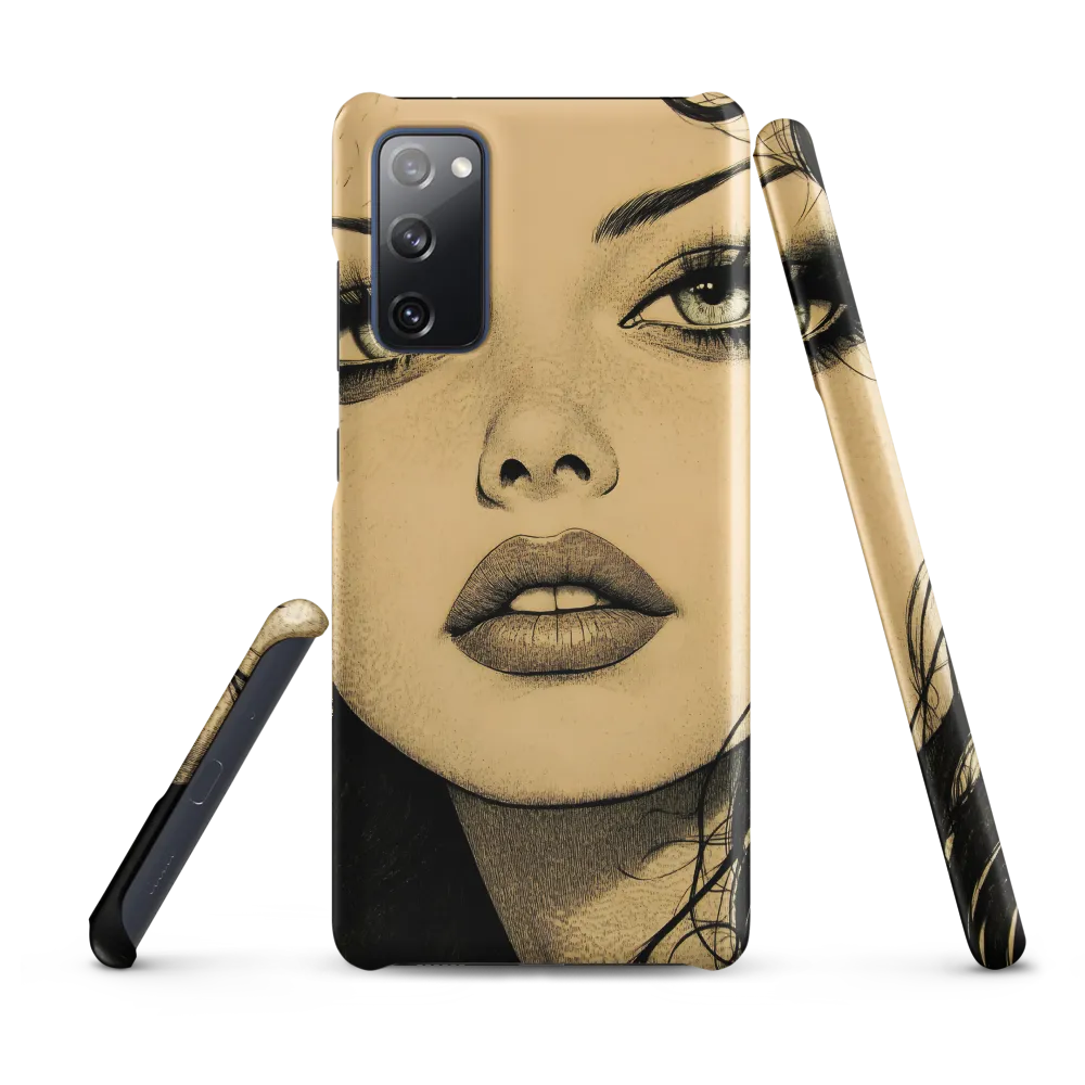 Enigmatic Gaze | Phone Case |  S20 FE | Snap Case | Matte