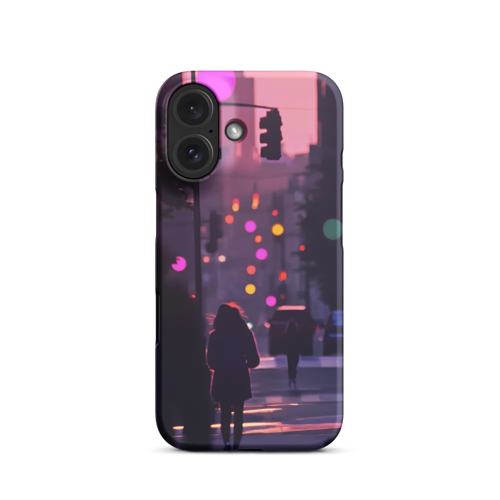 City Silhouettes at Dusk | Phone Case |  16 | Snap Case | Matte