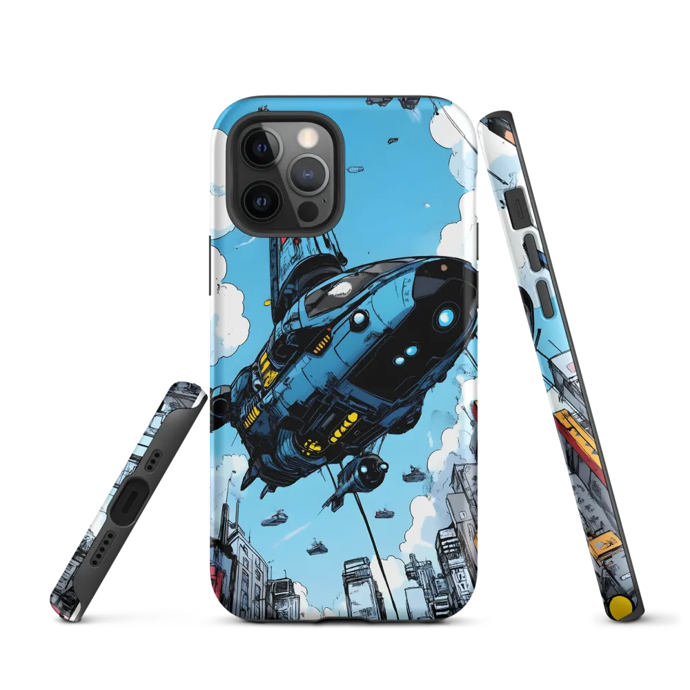 Skyward: A Journey Through the Futuristic City | Phone Case |  12 Pro | Tough Case | Matte