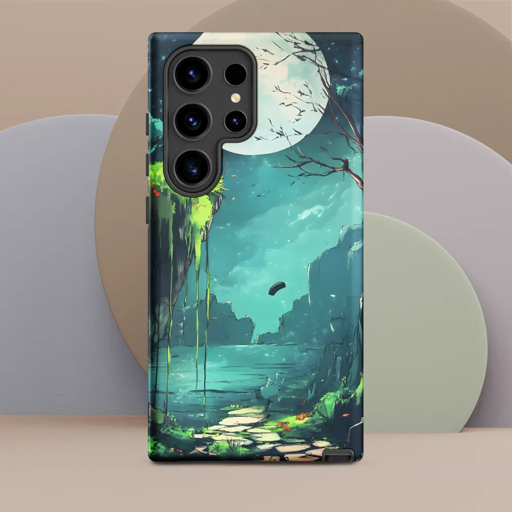 Moonlit Serenity: A Fantastical Landscape