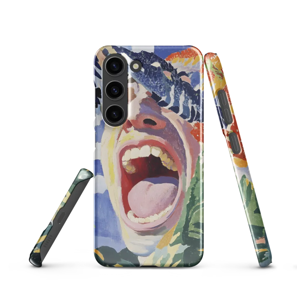 The Echo of Anguish | Phone Case |  S23 | Snap Case | Glossy