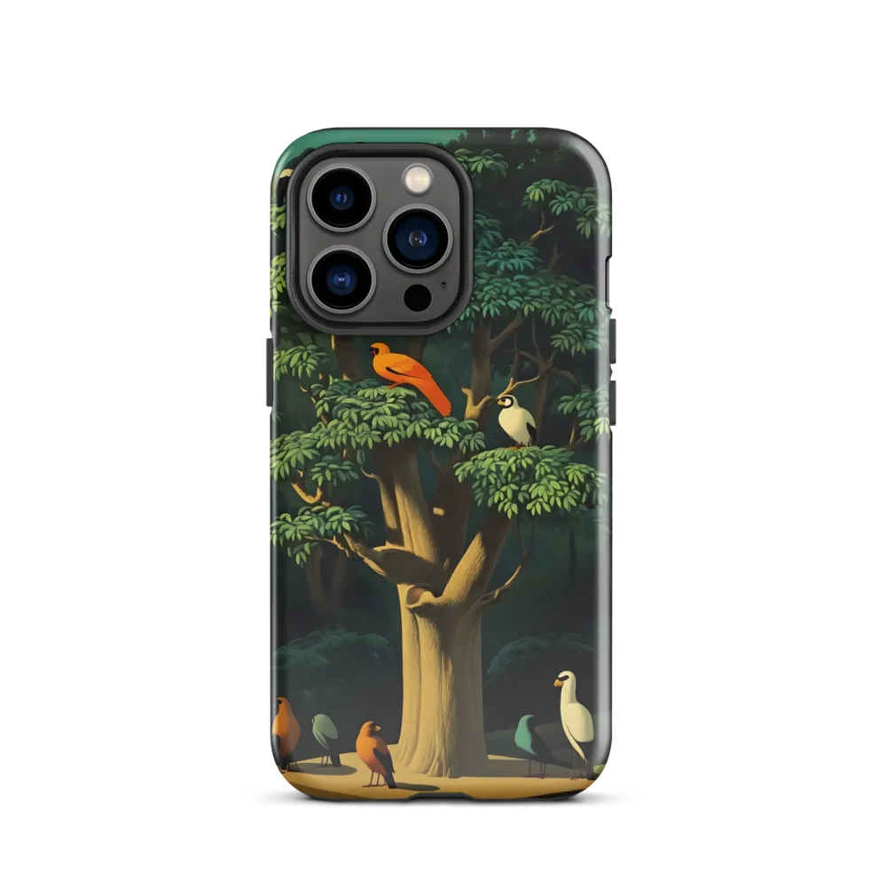 Harmony in Color: A Surreal Bird Symphony