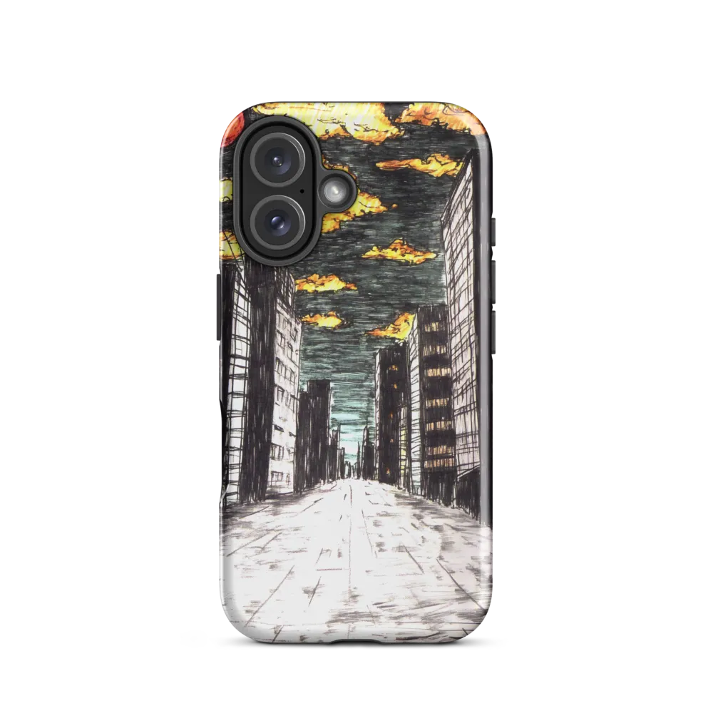 Eclipsed Cityscape