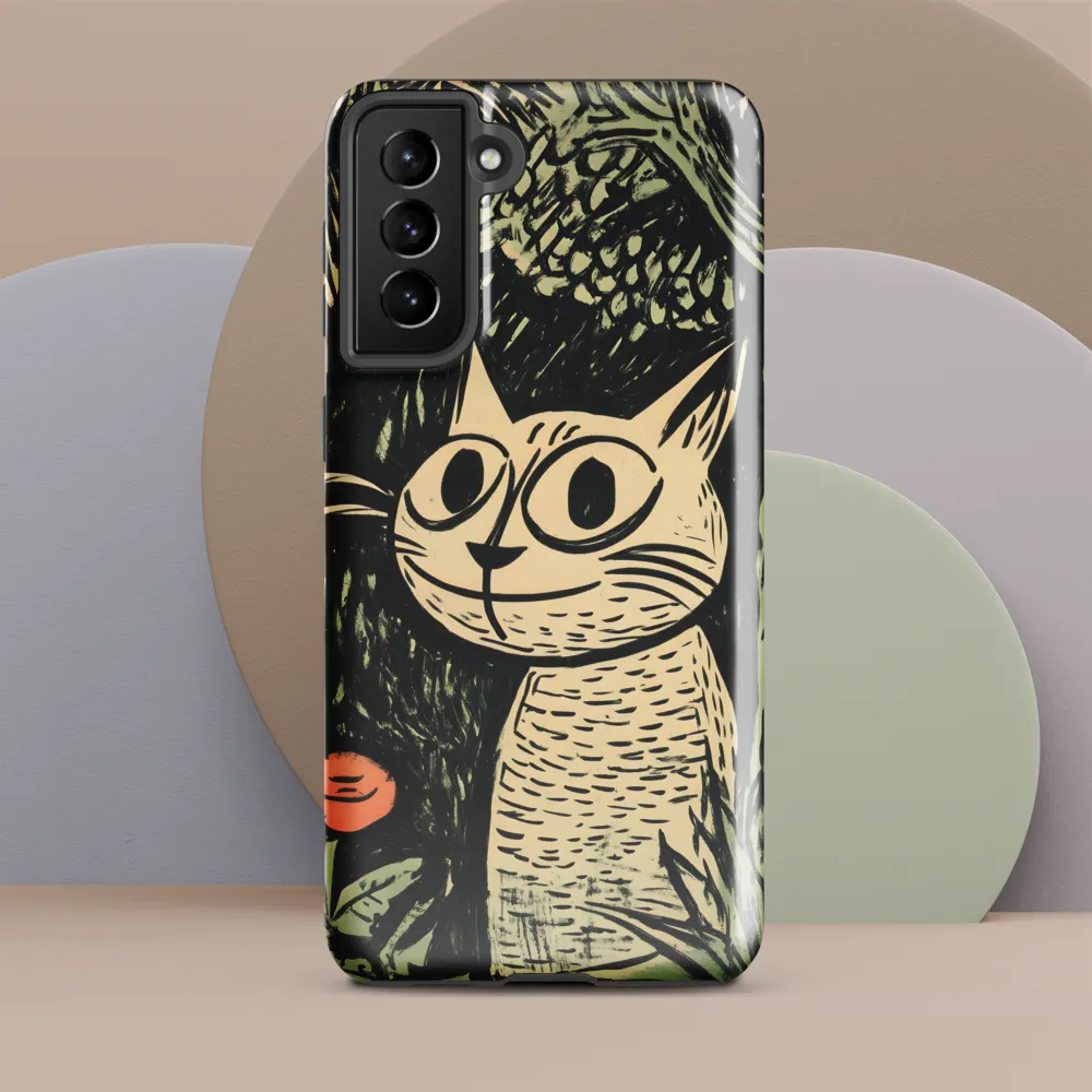 Whimsical Cat in the Forest