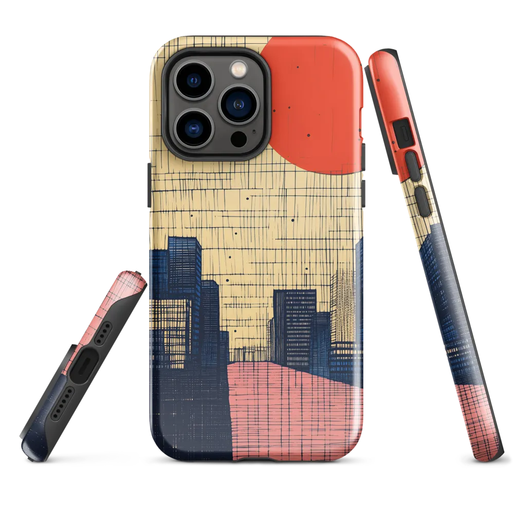 Urban Echoes: A Minimalist Cityscape