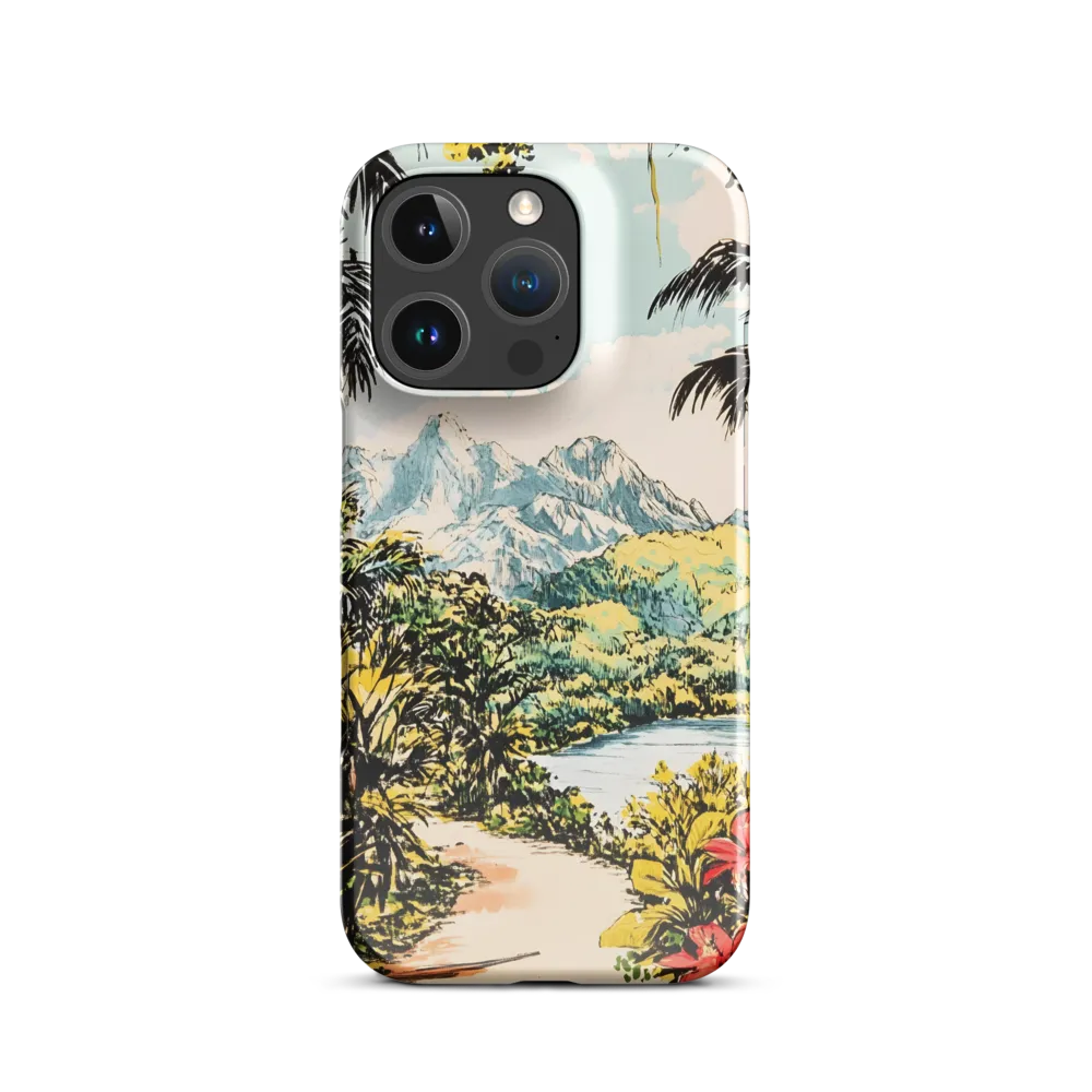 Tropical Serenity | Phone Case |  16 Pro | Snap Case | Glossy