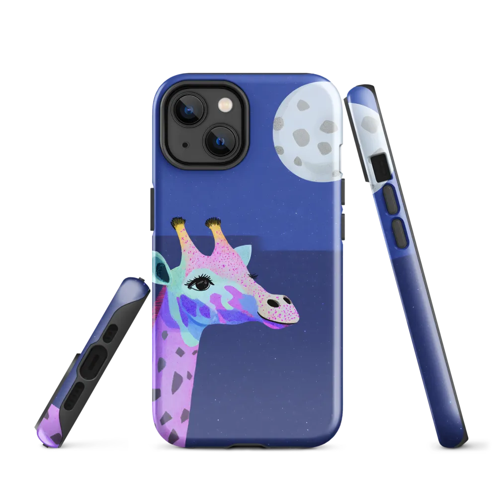 Whimsical Giraffe Under the Stars