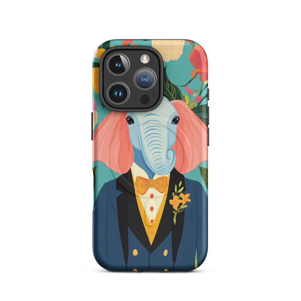 Elegance in Bloom | Phone Case |  16 Pro | MagSafe® Tough Case | Matte
