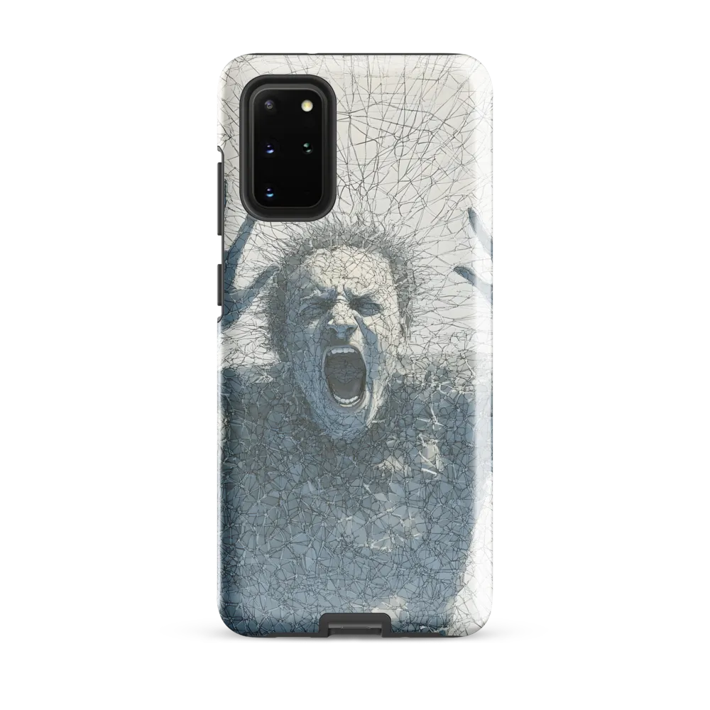 Breaking Free: An Expression of Anguish | Phone Case |  S20 Plus | Tough Case | Glossy