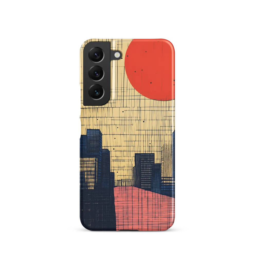 Urban Echoes: A Minimalist Cityscape